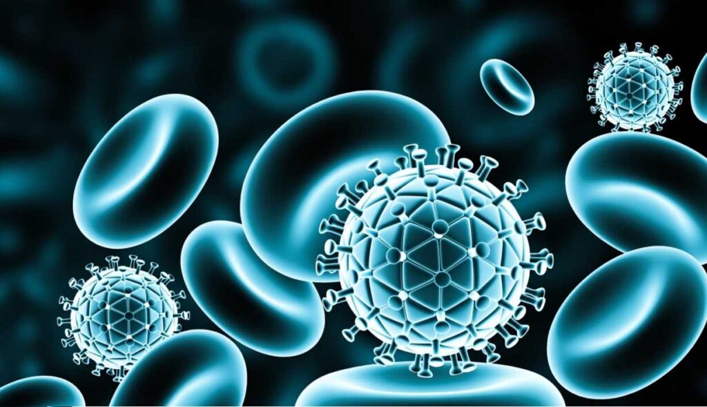 Sistema inmunologico defendiendo cuerpo de una infeccion viral